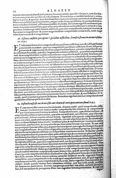 Opticae thesaurus. Alhazeni Arabis libri septem, nunc primùm editi. Eiusdem liber De crepusculis & nubium ascensionibus. Item Vitellonis Thuringolopoli libri 10. Omnes instaurati, figuris illustrati & aucti, adiecti etiam in Alhazenum commentarijs, a Federico Risnero