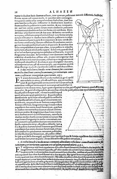 Opticae thesaurus. Alhazeni Arabis libri septem, nunc primùm editi. Eiusdem liber De crepusculis & nubium ascensionibus. Item Vitellonis Thuringolopoli libri 10. Omnes instaurati, figuris illustrati & aucti, adiecti etiam in Alhazenum commentarijs, a Federico Risnero