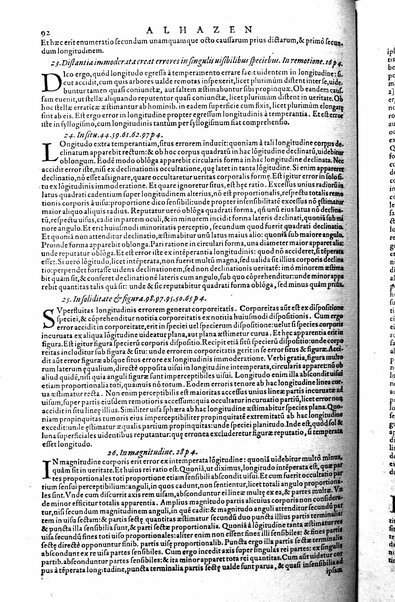 Opticae thesaurus. Alhazeni Arabis libri septem, nunc primùm editi. Eiusdem liber De crepusculis & nubium ascensionibus. Item Vitellonis Thuringolopoli libri 10. Omnes instaurati, figuris illustrati & aucti, adiecti etiam in Alhazenum commentarijs, a Federico Risnero