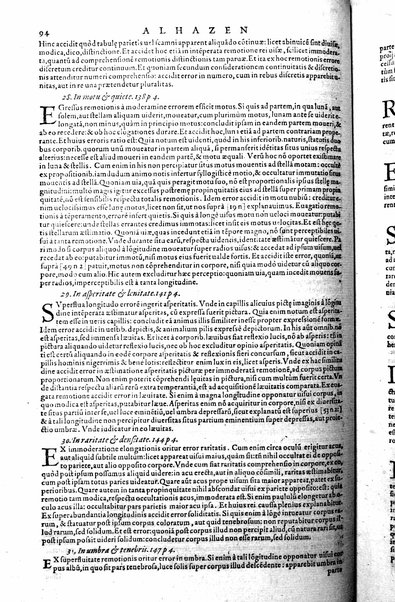 Opticae thesaurus. Alhazeni Arabis libri septem, nunc primùm editi. Eiusdem liber De crepusculis & nubium ascensionibus. Item Vitellonis Thuringolopoli libri 10. Omnes instaurati, figuris illustrati & aucti, adiecti etiam in Alhazenum commentarijs, a Federico Risnero