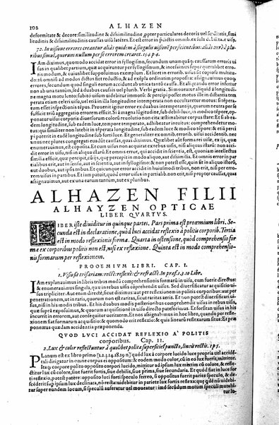 Opticae thesaurus. Alhazeni Arabis libri septem, nunc primùm editi. Eiusdem liber De crepusculis & nubium ascensionibus. Item Vitellonis Thuringolopoli libri 10. Omnes instaurati, figuris illustrati & aucti, adiecti etiam in Alhazenum commentarijs, a Federico Risnero