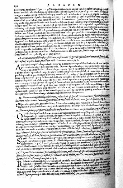 Opticae thesaurus. Alhazeni Arabis libri septem, nunc primùm editi. Eiusdem liber De crepusculis & nubium ascensionibus. Item Vitellonis Thuringolopoli libri 10. Omnes instaurati, figuris illustrati & aucti, adiecti etiam in Alhazenum commentarijs, a Federico Risnero