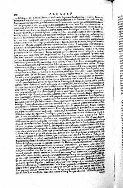 Opticae thesaurus. Alhazeni Arabis libri septem, nunc primùm editi. Eiusdem liber De crepusculis & nubium ascensionibus. Item Vitellonis Thuringolopoli libri 10. Omnes instaurati, figuris illustrati & aucti, adiecti etiam in Alhazenum commentarijs, a Federico Risnero