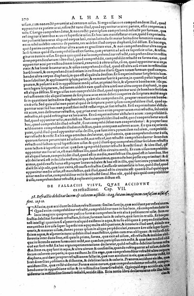 Opticae thesaurus. Alhazeni Arabis libri septem, nunc primùm editi. Eiusdem liber De crepusculis & nubium ascensionibus. Item Vitellonis Thuringolopoli libri 10. Omnes instaurati, figuris illustrati & aucti, adiecti etiam in Alhazenum commentarijs, a Federico Risnero