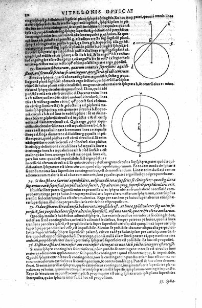 Opticae thesaurus. Alhazeni Arabis libri septem, nunc primùm editi. Eiusdem liber De crepusculis & nubium ascensionibus. Item Vitellonis Thuringolopoli libri 10. Omnes instaurati, figuris illustrati & aucti, adiecti etiam in Alhazenum commentarijs, a Federico Risnero