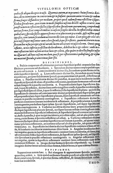 Opticae thesaurus. Alhazeni Arabis libri septem, nunc primùm editi. Eiusdem liber De crepusculis & nubium ascensionibus. Item Vitellonis Thuringolopoli libri 10. Omnes instaurati, figuris illustrati & aucti, adiecti etiam in Alhazenum commentarijs, a Federico Risnero