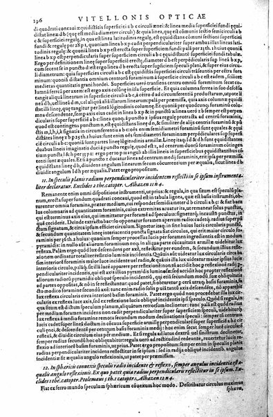 Opticae thesaurus. Alhazeni Arabis libri septem, nunc primùm editi. Eiusdem liber De crepusculis & nubium ascensionibus. Item Vitellonis Thuringolopoli libri 10. Omnes instaurati, figuris illustrati & aucti, adiecti etiam in Alhazenum commentarijs, a Federico Risnero