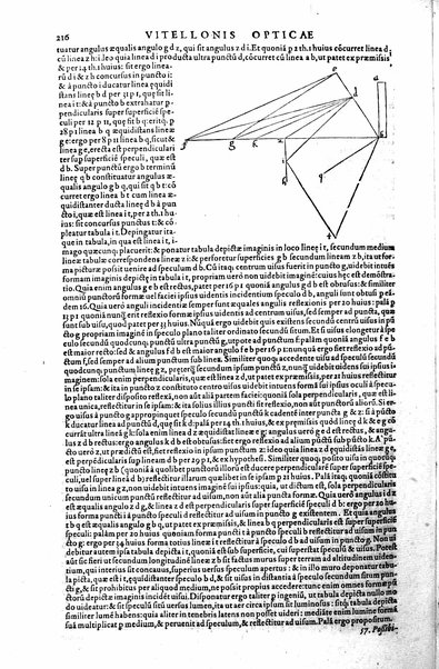 Opticae thesaurus. Alhazeni Arabis libri septem, nunc primùm editi. Eiusdem liber De crepusculis & nubium ascensionibus. Item Vitellonis Thuringolopoli libri 10. Omnes instaurati, figuris illustrati & aucti, adiecti etiam in Alhazenum commentarijs, a Federico Risnero