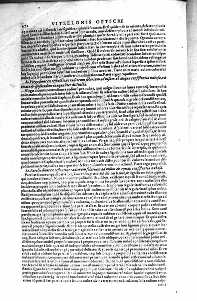 Opticae thesaurus. Alhazeni Arabis libri septem, nunc primùm editi. Eiusdem liber De crepusculis & nubium ascensionibus. Item Vitellonis Thuringolopoli libri 10. Omnes instaurati, figuris illustrati & aucti, adiecti etiam in Alhazenum commentarijs, a Federico Risnero