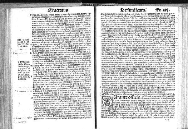 Paris de Puteo De sindicatu: Excellentissimi ac doctissimi Iuris vtriusque doctoris maximique practici domini Paridis de Pueto Neapolitani In materia sindicatus omnium officialium Tractatus vna cum apostillis domini Benedicti Vadi forosemproniensis in margine appositis: & Tabula eiusdem domini Benedicti recenter edita. Adiecta sunt etiam nonnulla summaria valde vtilia (que in alijs exemplaribus antea impressis non reperies) principales materias amplectentia.