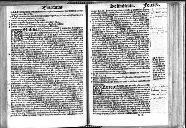 Paris de Puteo De sindicatu: Excellentissimi ac doctissimi Iuris vtriusque doctoris maximique practici domini Paridis de Pueto Neapolitani In materia sindicatus omnium officialium Tractatus vna cum apostillis domini Benedicti Vadi forosemproniensis in margine appositis: & Tabula eiusdem domini Benedicti recenter edita. Adiecta sunt etiam nonnulla summaria valde vtilia (que in alijs exemplaribus antea impressis non reperies) principales materias amplectentia.