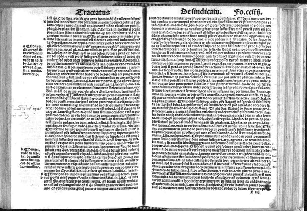 Paris de Puteo De sindicatu: Excellentissimi ac doctissimi Iuris vtriusque doctoris maximique practici domini Paridis de Pueto Neapolitani In materia sindicatus omnium officialium Tractatus vna cum apostillis domini Benedicti Vadi forosemproniensis in margine appositis: & Tabula eiusdem domini Benedicti recenter edita. Adiecta sunt etiam nonnulla summaria valde vtilia (que in alijs exemplaribus antea impressis non reperies) principales materias amplectentia.