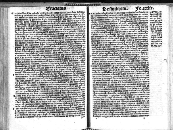 Paris de Puteo De sindicatu: Excellentissimi ac doctissimi Iuris vtriusque doctoris maximique practici domini Paridis de Pueto Neapolitani In materia sindicatus omnium officialium Tractatus vna cum apostillis domini Benedicti Vadi forosemproniensis in margine appositis: & Tabula eiusdem domini Benedicti recenter edita. Adiecta sunt etiam nonnulla summaria valde vtilia (que in alijs exemplaribus antea impressis non reperies) principales materias amplectentia.