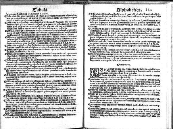 Paris de Puteo De sindicatu: Excellentissimi ac doctissimi Iuris vtriusque doctoris maximique practici domini Paridis de Pueto Neapolitani In materia sindicatus omnium officialium Tractatus vna cum apostillis domini Benedicti Vadi forosemproniensis in margine appositis: & Tabula eiusdem domini Benedicti recenter edita. Adiecta sunt etiam nonnulla summaria valde vtilia (que in alijs exemplaribus antea impressis non reperies) principales materias amplectentia.