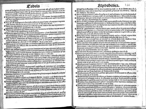 Paris de Puteo De sindicatu: Excellentissimi ac doctissimi Iuris vtriusque doctoris maximique practici domini Paridis de Pueto Neapolitani In materia sindicatus omnium officialium Tractatus vna cum apostillis domini Benedicti Vadi forosemproniensis in margine appositis: & Tabula eiusdem domini Benedicti recenter edita. Adiecta sunt etiam nonnulla summaria valde vtilia (que in alijs exemplaribus antea impressis non reperies) principales materias amplectentia.