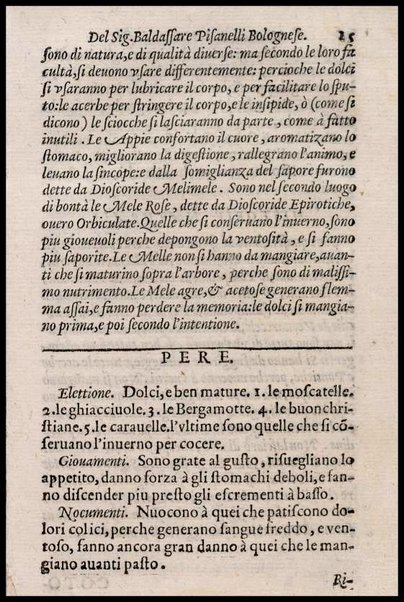 Trattato della natura de' cibi et del bere, del sig. Baldassare Pisanelli ... Nel quale non solo tutte le virtù, & i vitii di quelli minutamente si palesano, ma anco i rimedii per correggere i loro difetti copiosamente s'insegnano ...