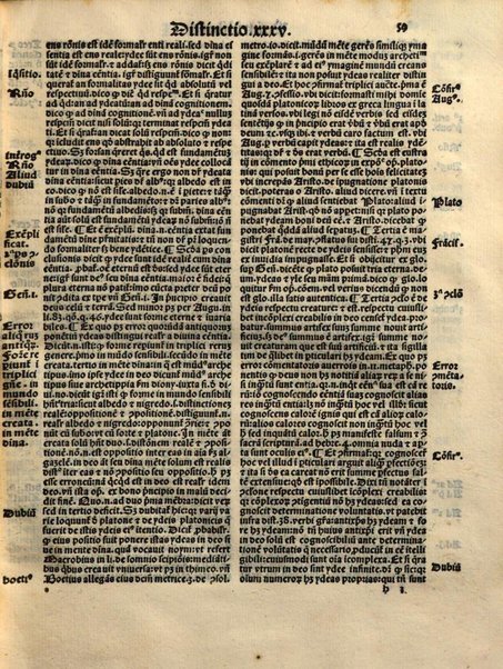 Guillermus vorrilong Super quattuor libris sententiarum nouiter correctus & apostillatus