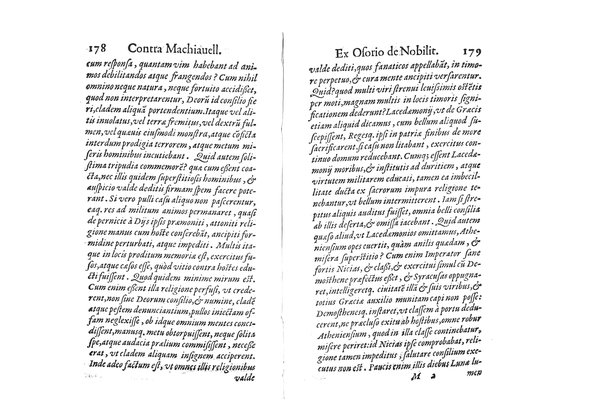 Antonii Posseuini ... Iudicium de Nuæ militis Galli scriptis, quæ ille Discursus politicos, & militares inscripsit. De Ioannis Bodini Methodo historiæ: Libris de repub. & Dæmonomania. De Philippi Mornaei libro de perfectione Christiana. De Nicolao Machiauello