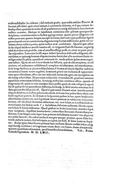 Aquatilium animalium historiæ, liber primus, cum eorundem formis, ære excusis. Hippolyto Saluiano ... auctore