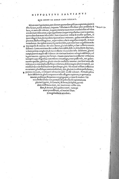 Aquatilium animalium historiæ, liber primus, cum eorundem formis, ære excusis. Hippolyto Saluiano ... auctore