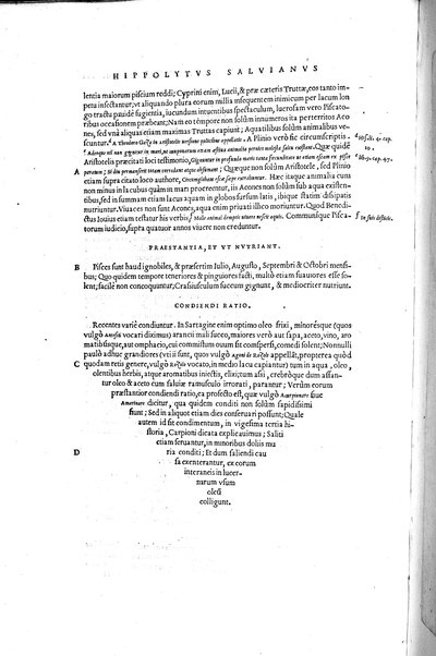 Aquatilium animalium historiæ, liber primus, cum eorundem formis, ære excusis. Hippolyto Saluiano ... auctore