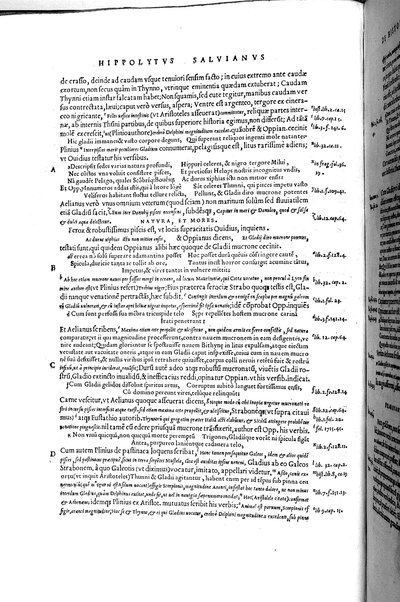 Aquatilium animalium historiæ, liber primus, cum eorundem formis, ære excusis. Hippolyto Saluiano ... auctore