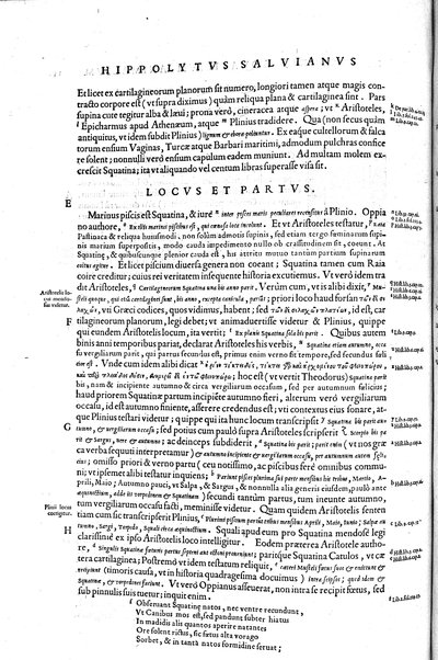 Aquatilium animalium historiæ, liber primus, cum eorundem formis, ære excusis. Hippolyto Saluiano ... auctore