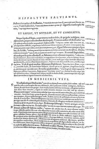 Aquatilium animalium historiæ, liber primus, cum eorundem formis, ære excusis. Hippolyto Saluiano ... auctore