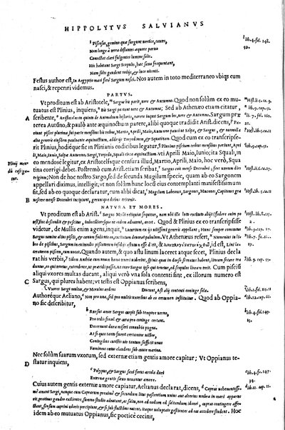 Aquatilium animalium historiæ, liber primus, cum eorundem formis, ære excusis. Hippolyto Saluiano ... auctore