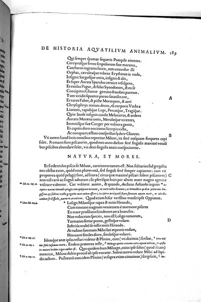 Aquatilium animalium historiæ, liber primus, cum eorundem formis, ære excusis. Hippolyto Saluiano ... auctore