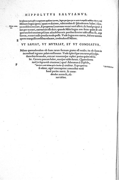 Aquatilium animalium historiæ, liber primus, cum eorundem formis, ære excusis. Hippolyto Saluiano ... auctore