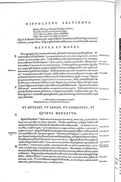 Aquatilium animalium historiæ, liber primus, cum eorundem formis, ære excusis. Hippolyto Saluiano ... auctore