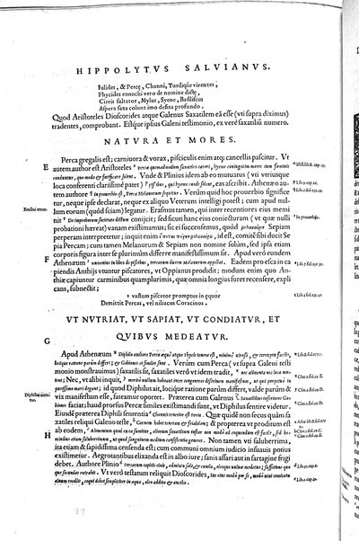 Aquatilium animalium historiæ, liber primus, cum eorundem formis, ære excusis. Hippolyto Saluiano ... auctore