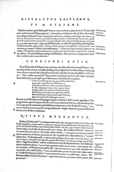 Aquatilium animalium historiæ, liber primus, cum eorundem formis, ære excusis. Hippolyto Saluiano ... auctore