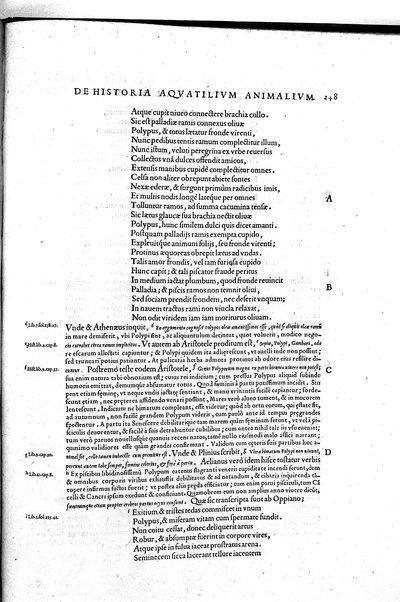 Aquatilium animalium historiæ, liber primus, cum eorundem formis, ære excusis. Hippolyto Saluiano ... auctore