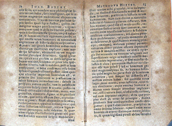 Io. Bodini Methodus ad facilem historiarum cognitionem; accurate denuo recusa: subiecto rerum indice