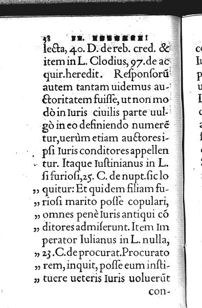 Iurisconsultus, siue De optimo genere iuris interpretandi: Franc. Hotomani iurisc. liber: in quo L. Gallus, L. Lecta, L. Filius quem, L. Frater à frate, & aliae complures explicantur. Adiecto rerum ac uerborum indice locupletissimo. ...