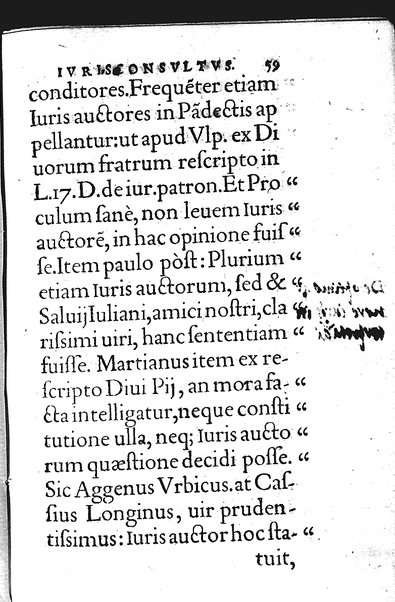 Iurisconsultus, siue De optimo genere iuris interpretandi: Franc. Hotomani iurisc. liber: in quo L. Gallus, L. Lecta, L. Filius quem, L. Frater à frate, & aliae complures explicantur. Adiecto rerum ac uerborum indice locupletissimo. ...