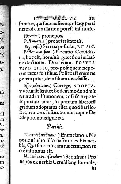 Iurisconsultus, siue De optimo genere iuris interpretandi: Franc. Hotomani iurisc. liber: in quo L. Gallus, L. Lecta, L. Filius quem, L. Frater à frate, & aliae complures explicantur. Adiecto rerum ac uerborum indice locupletissimo. ...