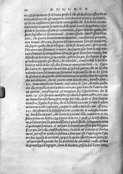 Dialogi di messer Alessandro Lionardi, della inuentione poetica. Et insieme di quanto alla istoria et all'arte oratoria s'appartiene, et del modo di finger la fauola