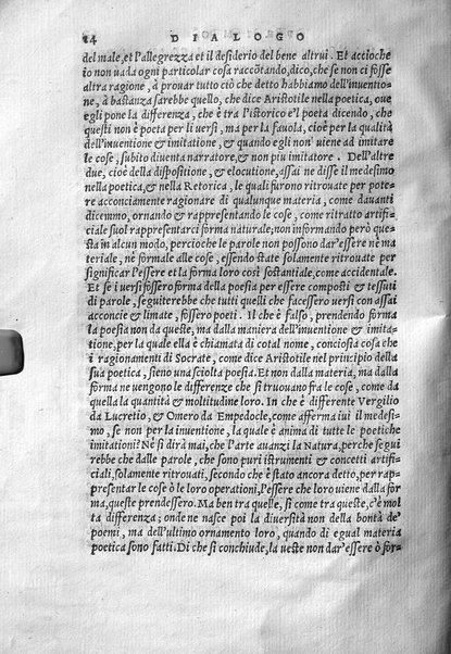 Dialogi di messer Alessandro Lionardi, della inuentione poetica. Et insieme di quanto alla istoria et all'arte oratoria s'appartiene, et del modo di finger la fauola