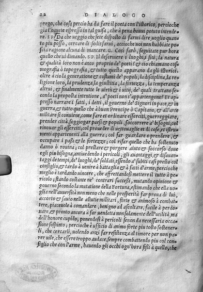 Dialogi di messer Alessandro Lionardi, della inuentione poetica. Et insieme di quanto alla istoria et all'arte oratoria s'appartiene, et del modo di finger la fauola