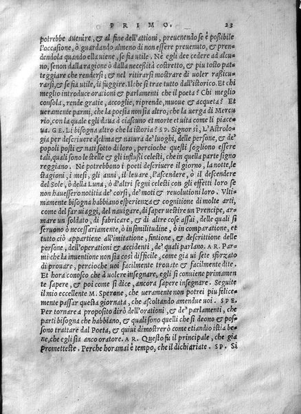 Dialogi di messer Alessandro Lionardi, della inuentione poetica. Et insieme di quanto alla istoria et all'arte oratoria s'appartiene, et del modo di finger la fauola