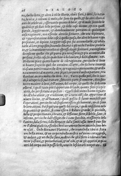 Dialogi di messer Alessandro Lionardi, della inuentione poetica. Et insieme di quanto alla istoria et all'arte oratoria s'appartiene, et del modo di finger la fauola