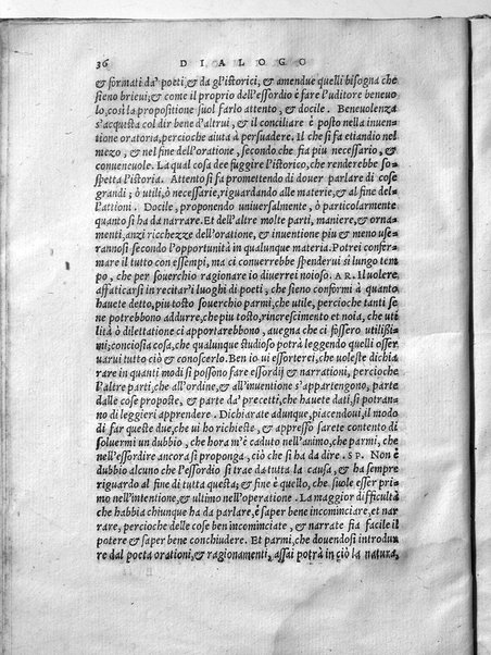 Dialogi di messer Alessandro Lionardi, della inuentione poetica. Et insieme di quanto alla istoria et all'arte oratoria s'appartiene, et del modo di finger la fauola