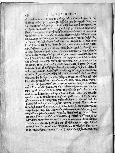 Dialogi di messer Alessandro Lionardi, della inuentione poetica. Et insieme di quanto alla istoria et all'arte oratoria s'appartiene, et del modo di finger la fauola