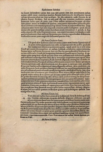 Opera Mar. Ant. Sabellici: quae hoc volumine continentur. Epistolarum familiarum: libri 12. Orationes. 12. De situ Venetae urbis: libri tres. De Venetis magistratibus: liber unus. De praetoris officio: liber unus. De reparatione latinae linguae: libri duo. De officio scribae: liber unus. De vetustate Aquileiae: libri sex. Poemata. ...