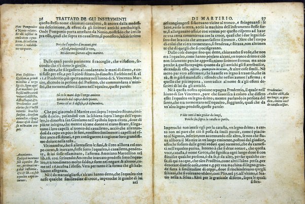 Trattato de gli instrumenti di martirio, e delle varie maniere di martoriare vsate da' gentili contro christiani, descritte et intagliate in rame. Opera di Antonio Gallonio romano sacerdote della congregatione dell' oratorio. Con la tauola nel fine di tutte le cose piu notabili