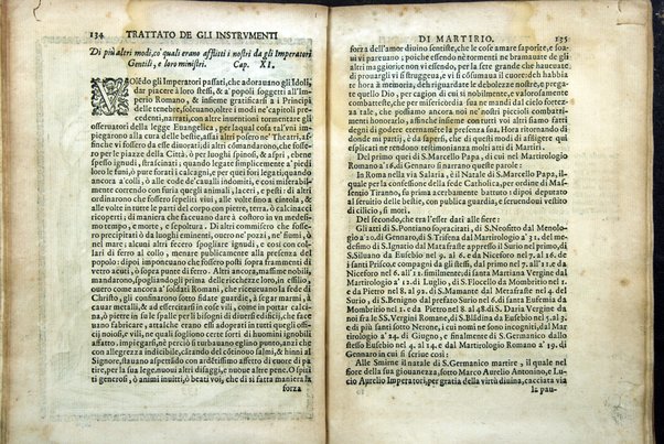 Trattato de gli instrumenti di martirio, e delle varie maniere di martoriare vsate da' gentili contro christiani, descritte et intagliate in rame. Opera di Antonio Gallonio romano sacerdote della congregatione dell' oratorio. Con la tauola nel fine di tutte le cose piu notabili