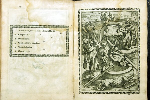 Trattato de gli instrumenti di martirio, e delle varie maniere di martoriare vsate da' gentili contro christiani, descritte et intagliate in rame. Opera di Antonio Gallonio romano sacerdote della congregatione dell' oratorio. Con la tauola nel fine di tutte le cose piu notabili